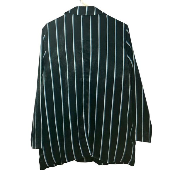 New Worthington Dark Navy Striped Blazer - Picture 2 of 16